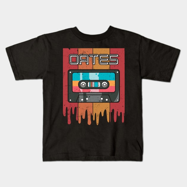 Thanksgiving Oates Name Retro Styles Camping 70s 80s 90s Kids T-Shirt by MakeMeBlush